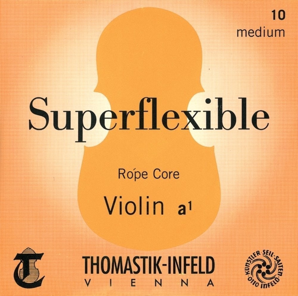 come across Be excited Ownership Cuerdas para violín Thomastik Superflexible Alma de cuerda Mediana