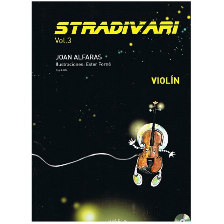 Alfarás. Stradivari Vol.3+CD (Violín)