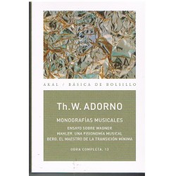 Adorno. Monografías Musicales