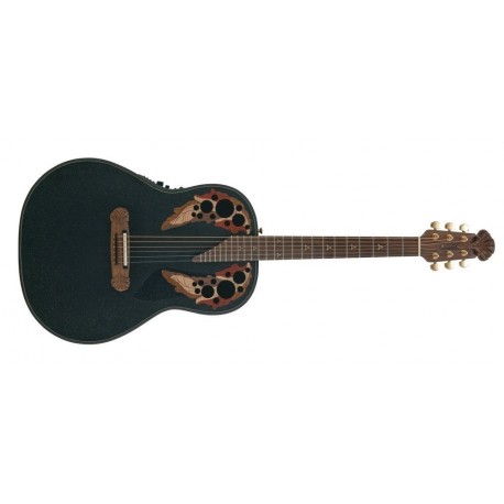 Guitarra electro-acústica 1687GT Deep Non-Cutaway Negro