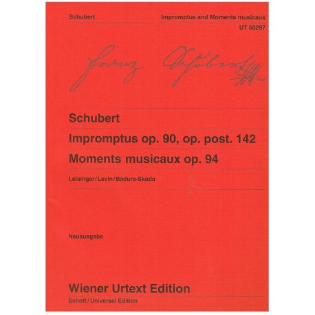 Schubert. Impromptus Op.90/142, Momentos Musicales Op.94