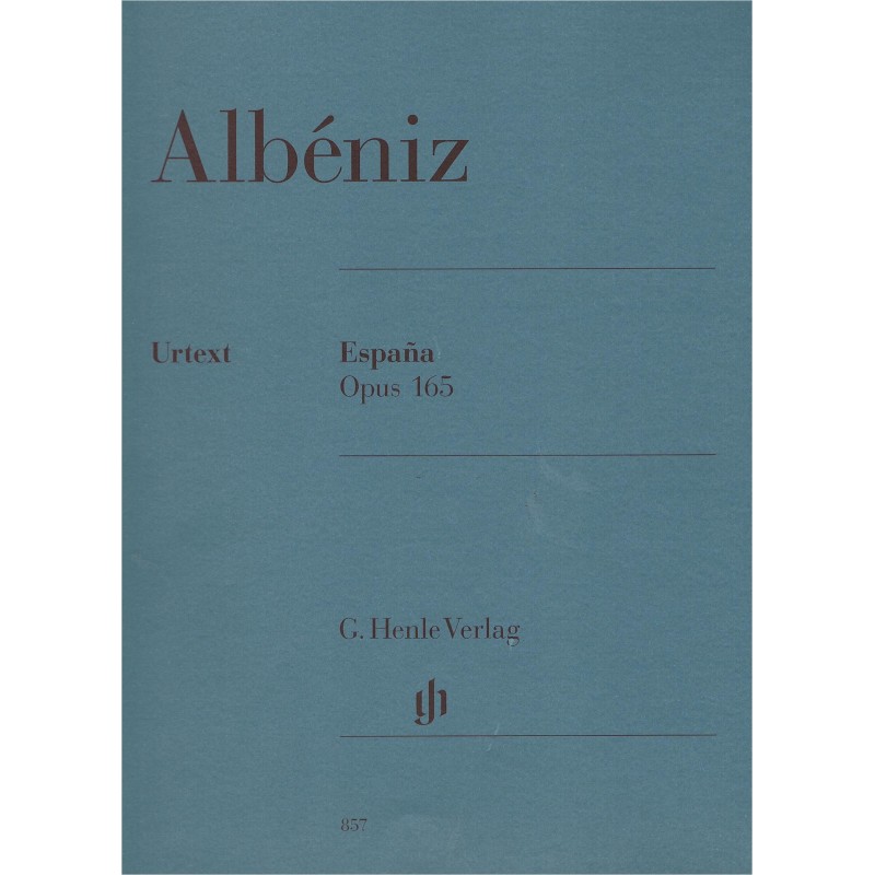Albéniz, Isaac. España Op.165 (Piano) Urtext