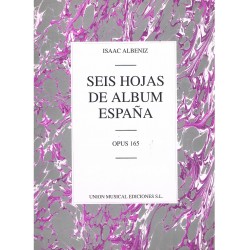 Albéniz, Isaac. Seis Hojas de Album. España Op.165 (Piano)