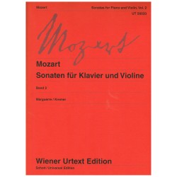Mozart. Sonatas para Violín y Piano Vol.2 Urtext