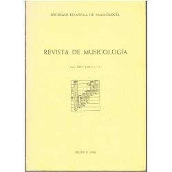 Revista de Musicología Vol.XIII 1990 nº3