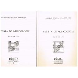 Revista de Musicología Vol.4 (1981 nº1-2)