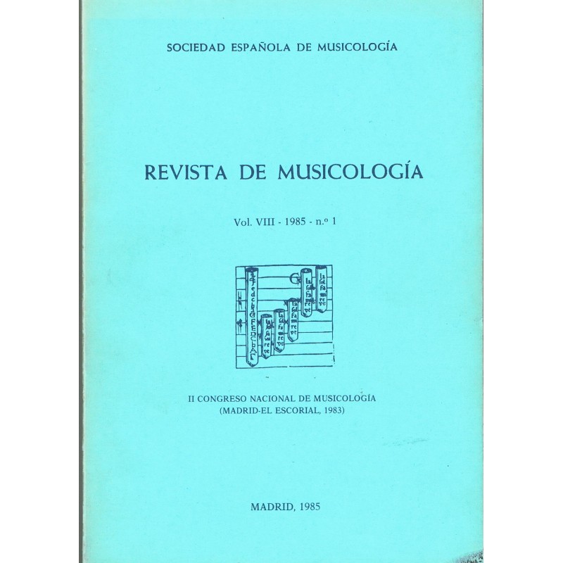 Revista de Musicología Vol.8 (1985 nº1)