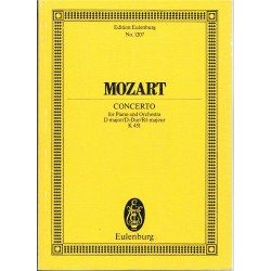 Mozart. Concierto K.451 en Re Mayor para Piano y Orquesta (Partitura de Bolsillo)