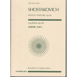 Shostakovich. Obertura Festiva Op.96 (Partitura de Bolsillo)