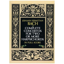 Bach, J.S. Conciertos Completos Para Dos o Más Pianos (Full Score)
