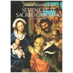 Bach, J.S. Siete Grandes Cantatas Sagradas (Full Score)