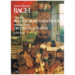 Bach, J.S. Los 6 Conciertos de Brandenburgo y Las 4 Suites Orquestales (Full Score)