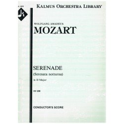 Mozart. Serenata Nocturna en Re Mayor  KV239 (Full Score + Partes)