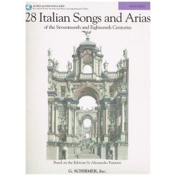 Varios. 28 Italian Songs And Arias de los Siglos XVII y XVIII (High Voice/Piano)