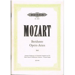 Mozart. Arias de Opera para Bajo. Alemán/Inglés (Voz/Piano)