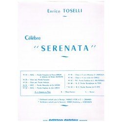 Toselli, Enrico. Célebre Serenata (Voz/Piano)