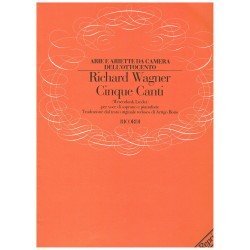 Wagner, Richard. Cinque Canti (Voz Soprano/Piano)