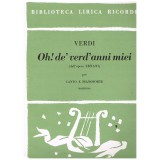 Verdi, Giuseppe. Oh, de verd anni miei (Ernani) (Voz Baritono/Piano)