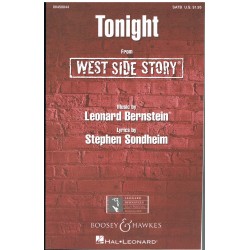 Bernstein, Leonard. Tonight (West Side Story) (Coro/Piano)