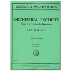 Varios. Orchestral Excerpts Vol.IV (Clarinete)