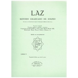 Varios. LAZ Método Graduado de Solfeo Vol.5 con Acompañamiento de Piano