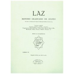 Varios. LAZ Método Graduado de Solfeo Vol.4 con Acompañamiento de Piano
