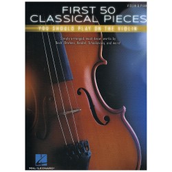 Varios. First 50 Classical Pieces you should play on violin (Violin/Piano)