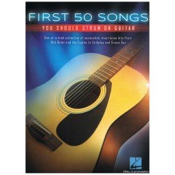 Varios. First 50 Songs you should strum on the guitar