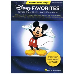Disney. Disney Favorites Piano 1 o 2 manos + Audio Access