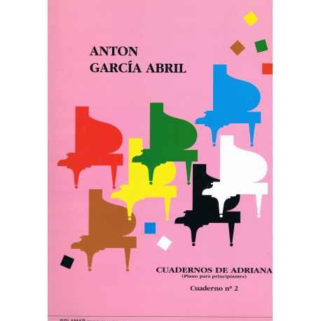 Garcia Abril. Cuadernos De Adriana Vol.2 (Piano). Bolamar