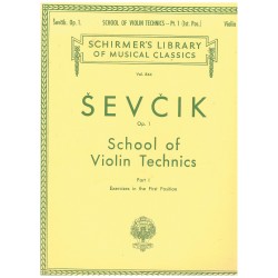 Sevcik. Escuela de la Técnica del Violín Op.1 Parte 1