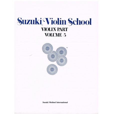 Suzuki Violin School Vol.5 (Violin Part)