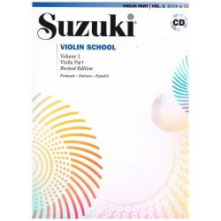 Suzuki Violin School Vol.1 (Violin Part) Revised Edition +CD