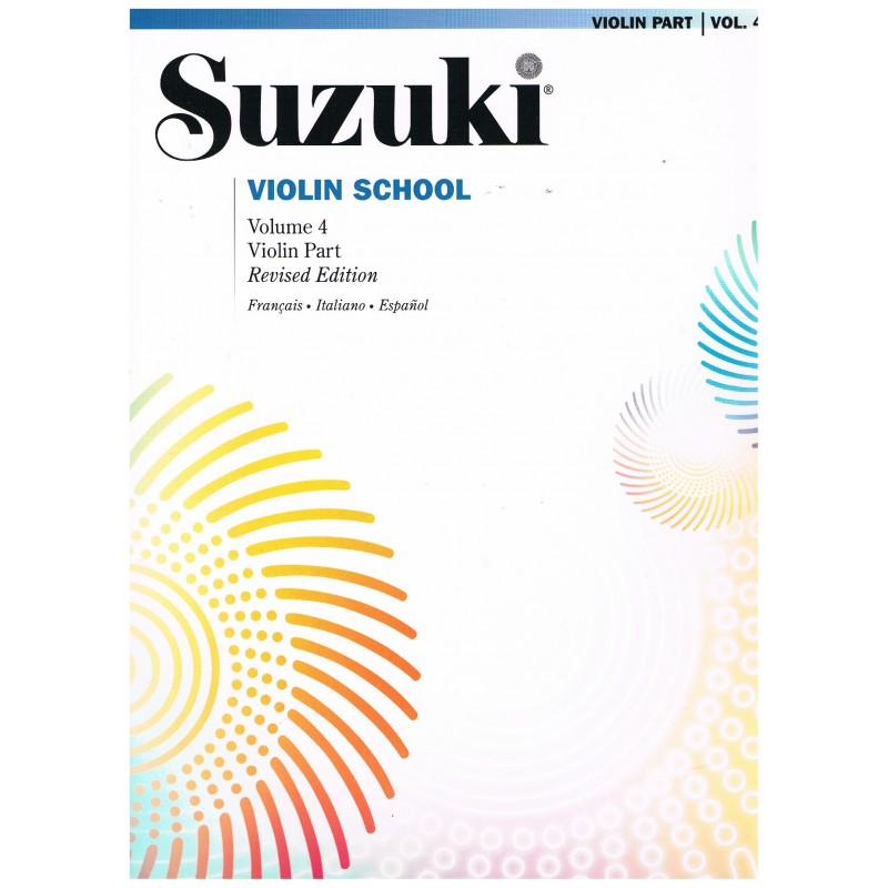 Suzuki Violin School Vol.4 (Violin Part) Revised Edition