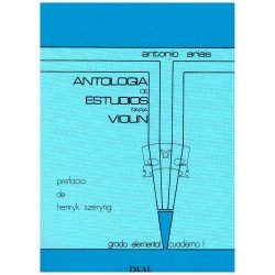 Arias, Antonio. Antología de Estudios para Violín Vol.1