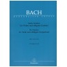 Bach, J.S. Six Sonatas for Violin and Obbligato Harpsichord Vol.2 (4-6). Score + Parts