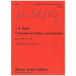 Bach, J.S. 6 Sonatas para Violin y Piano Vol.1 (BWV 1014-1016)