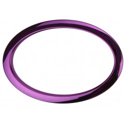 6" Purple Oval