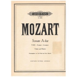 Mozart, W.A. Sonata en LA...