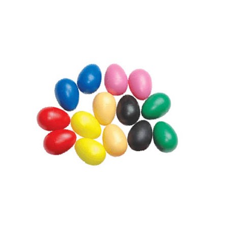 Huevos de plástico (colores, par)