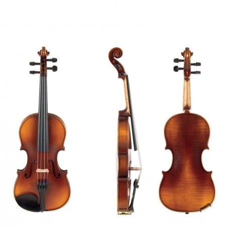 GEWA Montado incluye:  Estuche violín rectangular, arco de Carbono, cuerdas Alphayue Violín Allegro-VL1 1/4