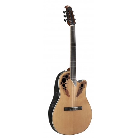 Ovation  E-Acoustic classical guitar Celebrity E-Acoustic Guitar Classic Nylon Natural Gloss