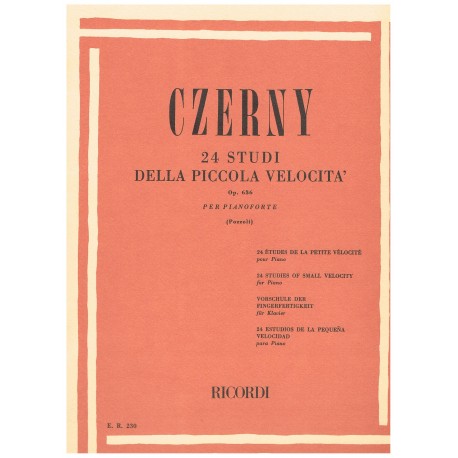 Czerny. 24 Estudios de la Pequeña Velocidad Op.636 (Piano)