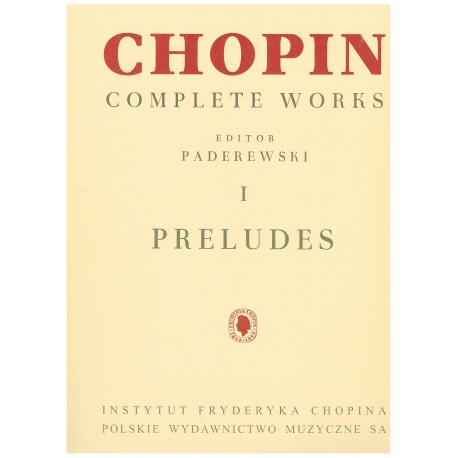 Chopin. Preludios (Piano). Paderewski