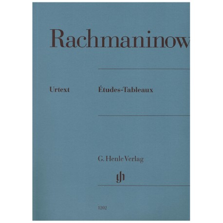 Rachmaninoff. Estudios Tableaux Op.33/39 (Piano). Henle Verlag