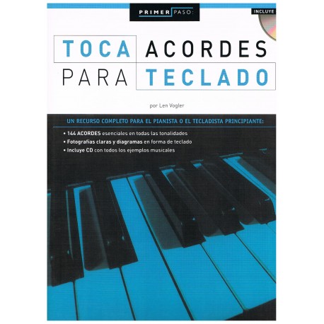 Vogler. Toca Acordes para Teclado +CD. Hal Leonard