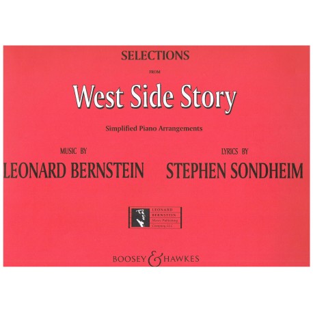Bernstein/Sondheim. Selections from West Side Story (Easy Piano). Boosey&Hawkes