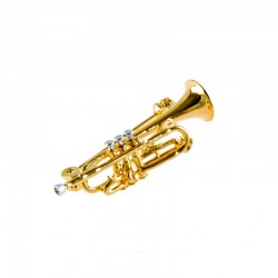 Broche 3D trompeta...