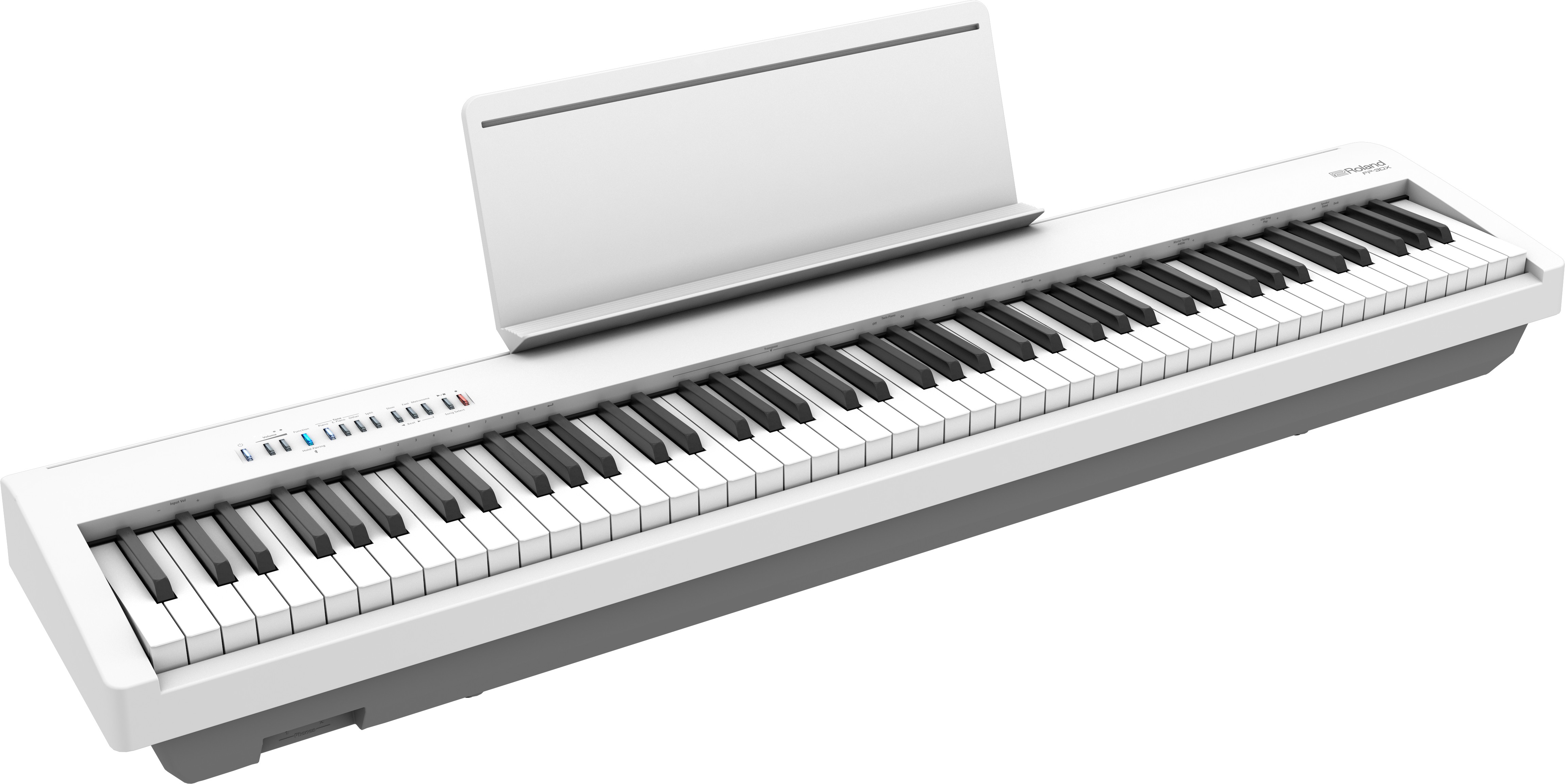 tubo Alfombra de pies puesta de sol Roland FP30X blanco WH Piano Digital 88 Teclas
