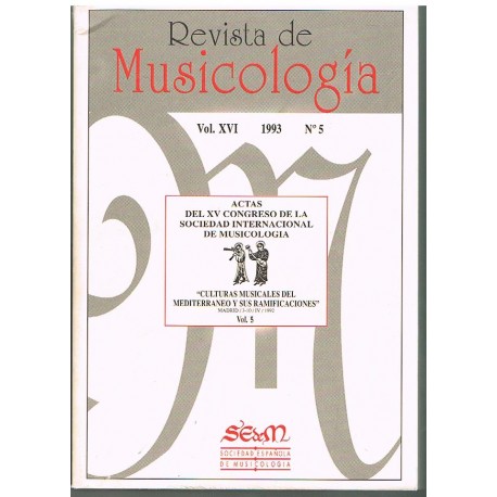 Revista de Musicología Vol.16 (1993 nº5)